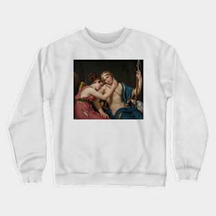 The Farewell of Telemachus and Eucharis by Jacques-Louis David Crewneck Sweatshirt